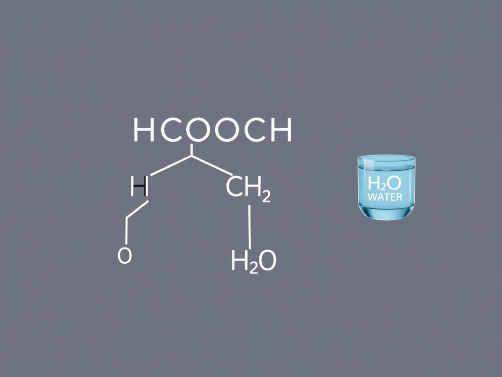 HCOOCH CH₂ H₂O